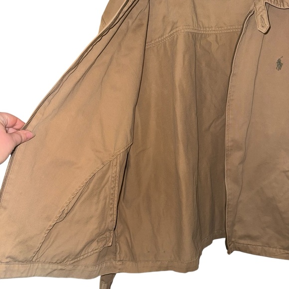 Polo Ralph Lauren Vintage Mens Harrington Classic Jacket Size XXL Tan Cotton - Picture 10 of 16